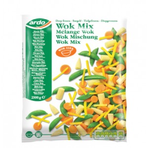 Frozen vegetable mixture for baking WOK, ARDO, 2.5 kg